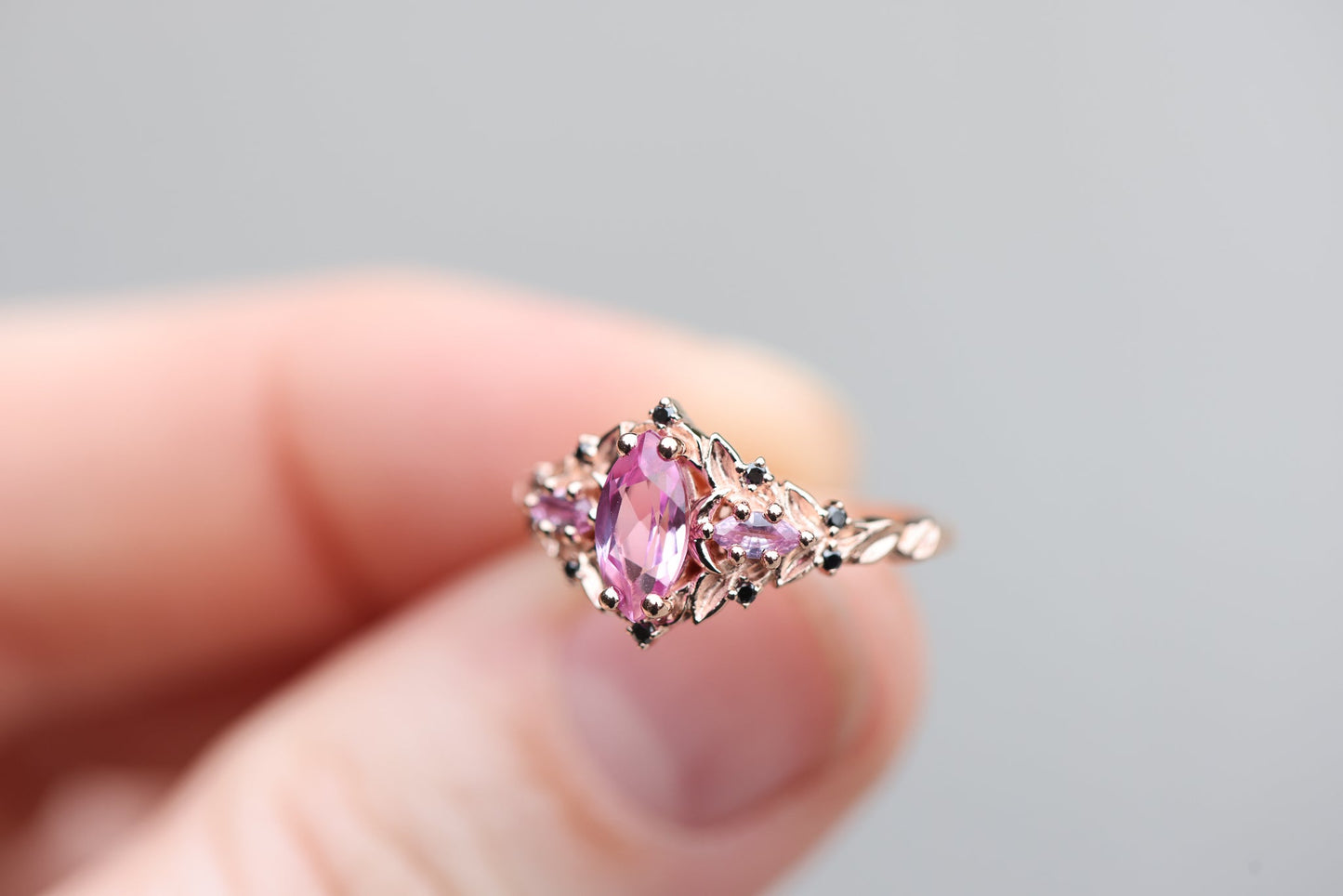 [Oramore Jewelry]Customize your own Briar moon setting with marquise center