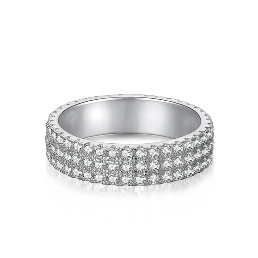 [Oramore Jewelry]Dainty Round Cut Tennis Ring